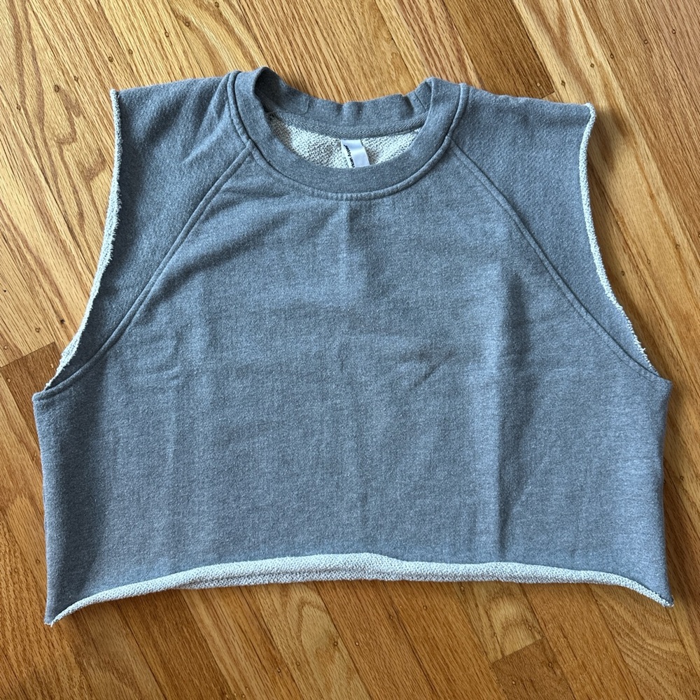American Apparel Heather Gray Crew Neck Tank XS/S